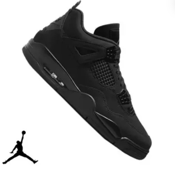 jordan 4 retro black cat men's shoe